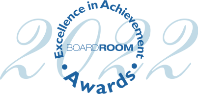 BoardRoom 2022 award badge
