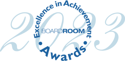 BoardRoom 2023 award badge